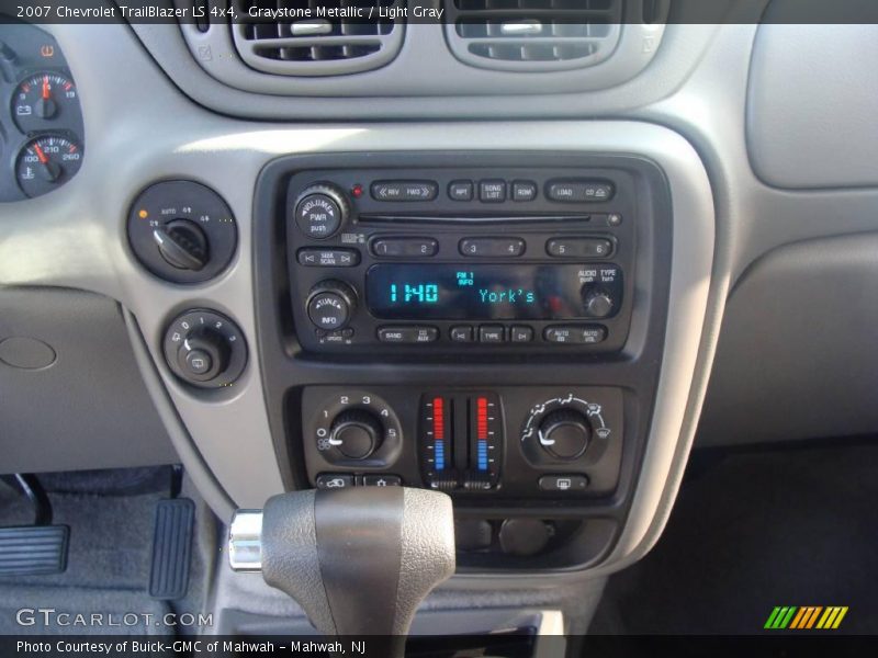 Graystone Metallic / Light Gray 2007 Chevrolet TrailBlazer LS 4x4