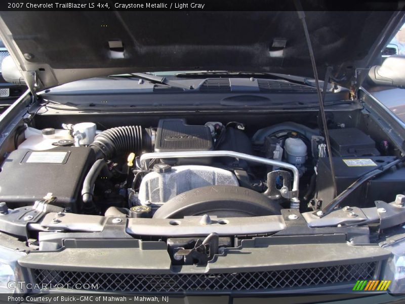 Graystone Metallic / Light Gray 2007 Chevrolet TrailBlazer LS 4x4