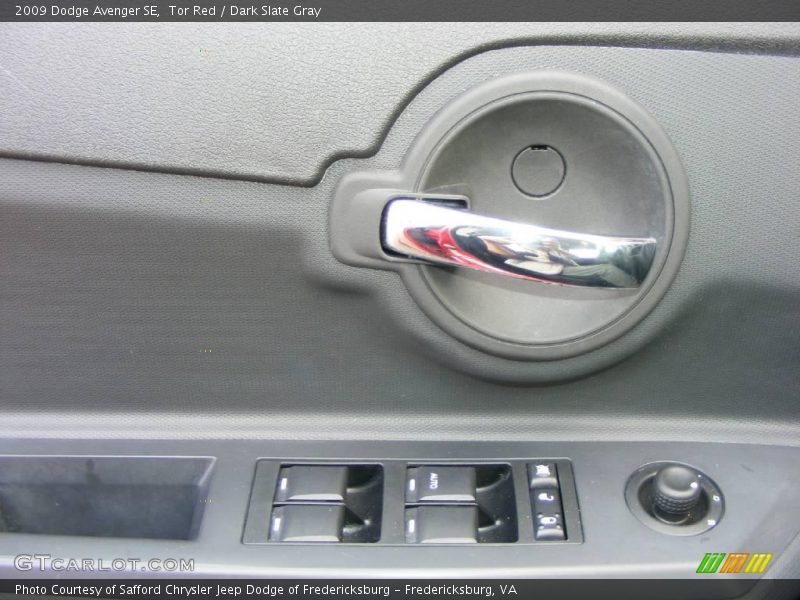 Tor Red / Dark Slate Gray 2009 Dodge Avenger SE