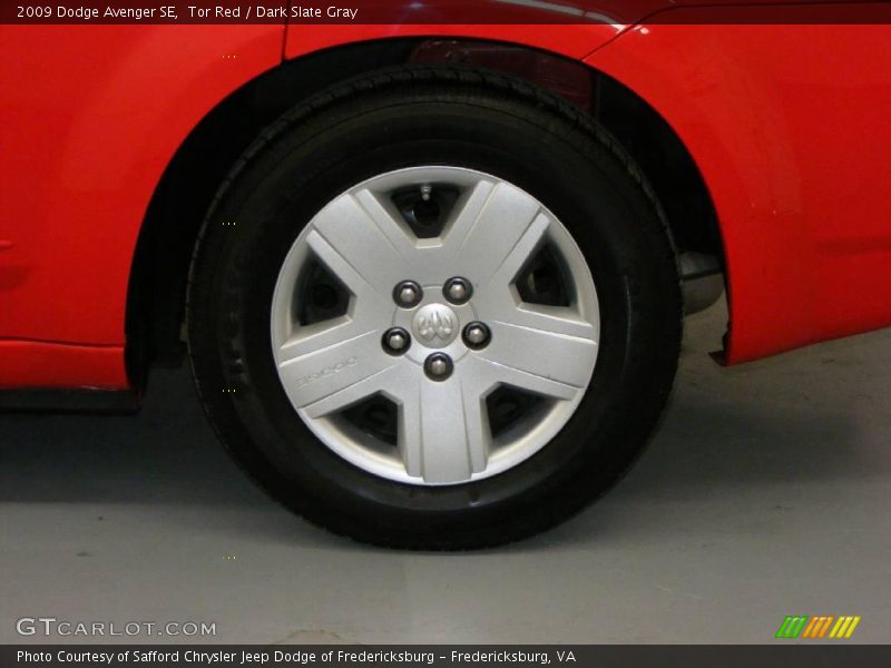 Tor Red / Dark Slate Gray 2009 Dodge Avenger SE