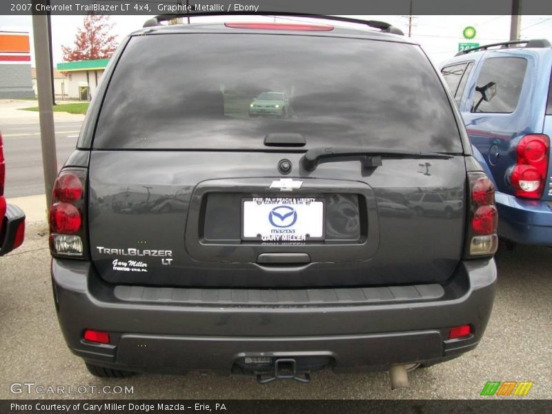 Graphite Metallic / Ebony 2007 Chevrolet TrailBlazer LT 4x4