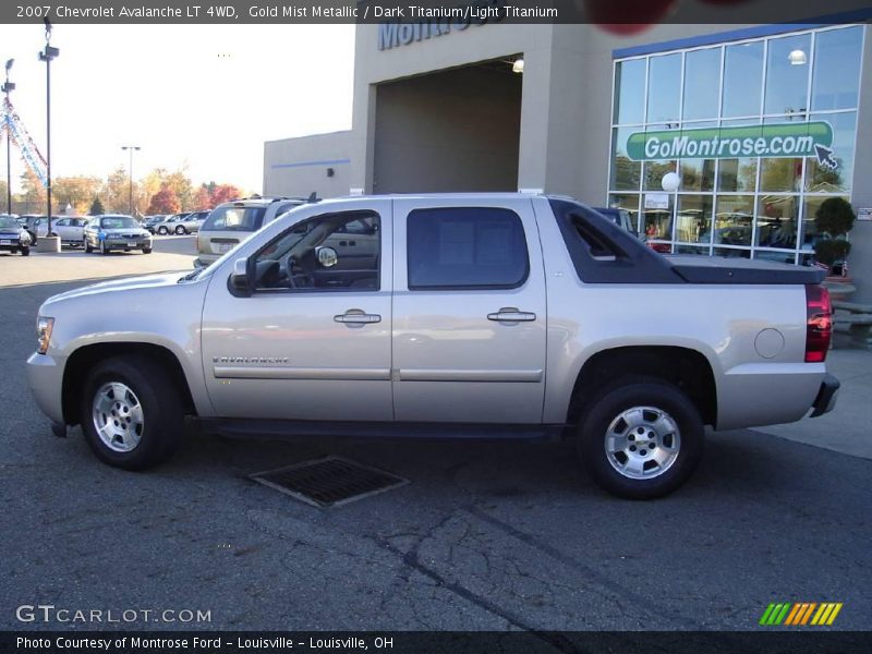 Gold Mist Metallic / Dark Titanium/Light Titanium 2007 Chevrolet Avalanche LT 4WD
