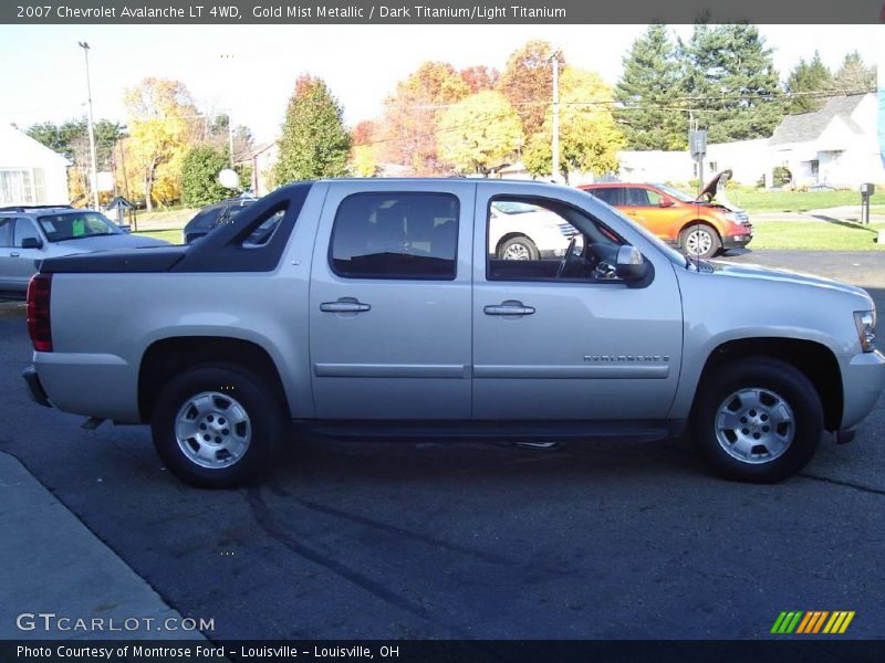 Gold Mist Metallic / Dark Titanium/Light Titanium 2007 Chevrolet Avalanche LT 4WD