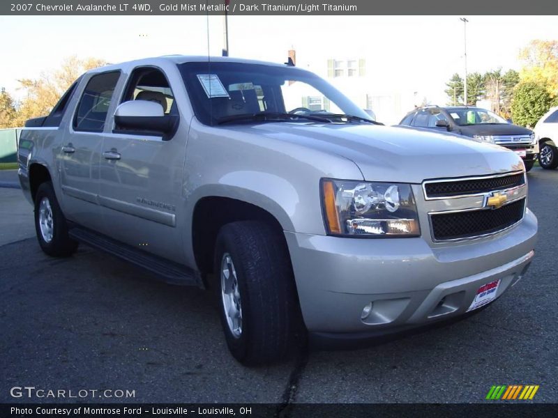 Gold Mist Metallic / Dark Titanium/Light Titanium 2007 Chevrolet Avalanche LT 4WD