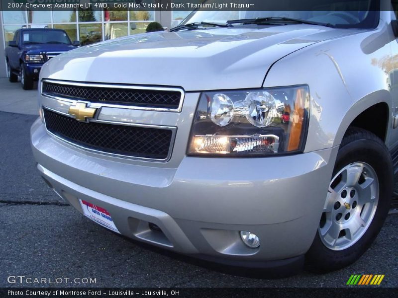 Gold Mist Metallic / Dark Titanium/Light Titanium 2007 Chevrolet Avalanche LT 4WD
