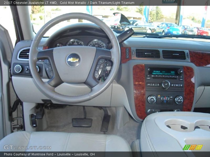 Gold Mist Metallic / Dark Titanium/Light Titanium 2007 Chevrolet Avalanche LT 4WD