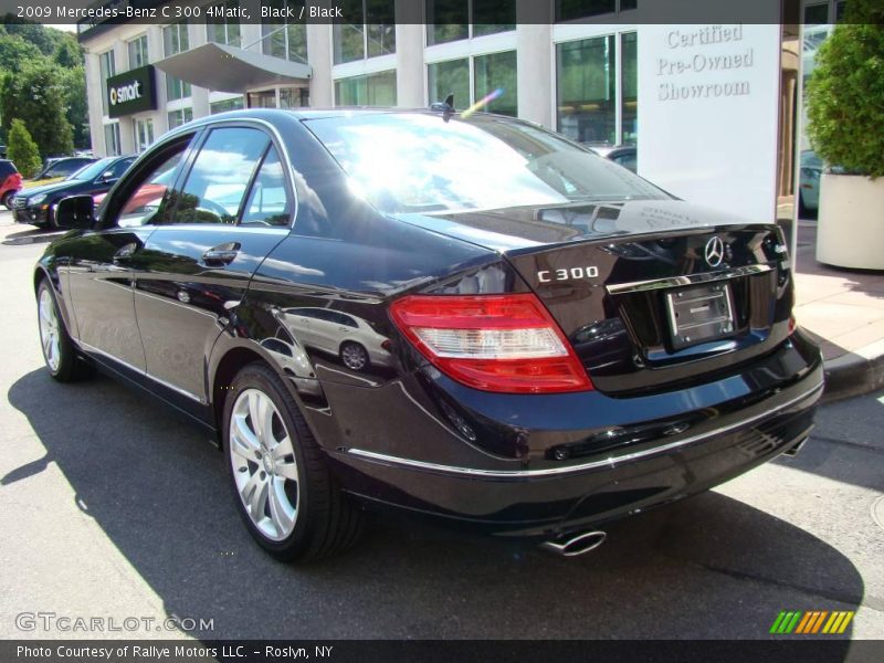 Black / Black 2009 Mercedes-Benz C 300 4Matic