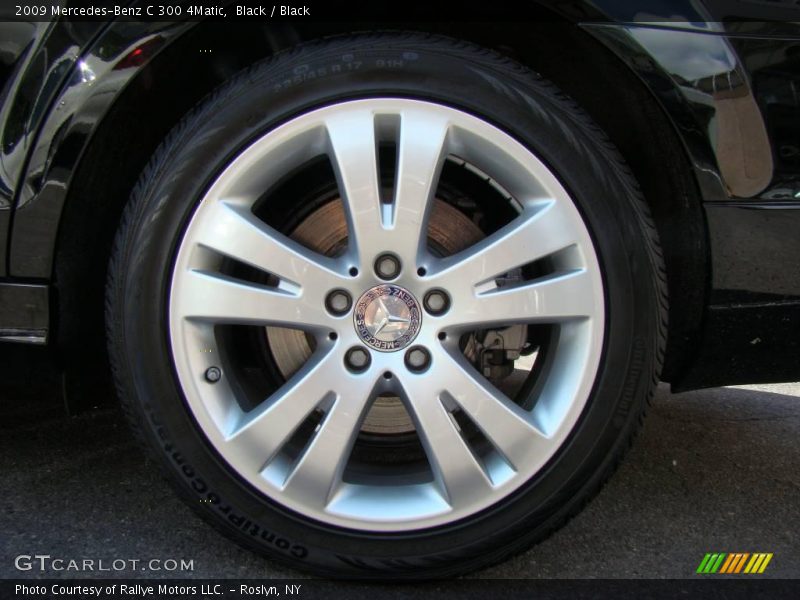 Black / Black 2009 Mercedes-Benz C 300 4Matic
