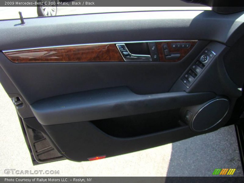 Black / Black 2009 Mercedes-Benz C 300 4Matic