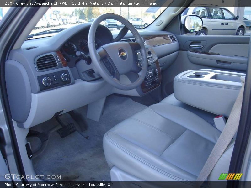 Gold Mist Metallic / Dark Titanium/Light Titanium 2007 Chevrolet Avalanche LT 4WD