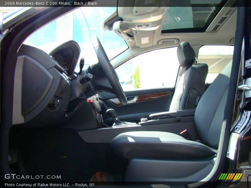 Black / Black 2009 Mercedes-Benz C 300 4Matic
