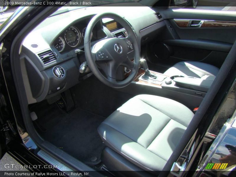 Black / Black 2009 Mercedes-Benz C 300 4Matic