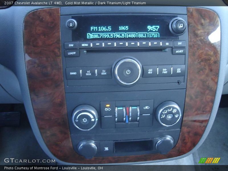 Gold Mist Metallic / Dark Titanium/Light Titanium 2007 Chevrolet Avalanche LT 4WD