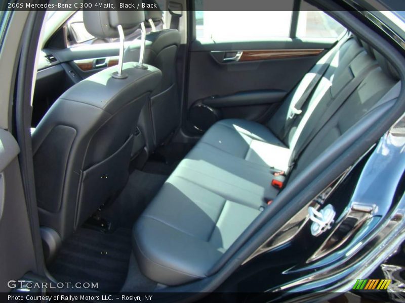 Black / Black 2009 Mercedes-Benz C 300 4Matic