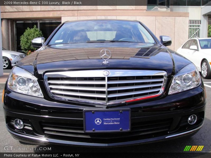 Black / Black 2009 Mercedes-Benz C 300 Luxury