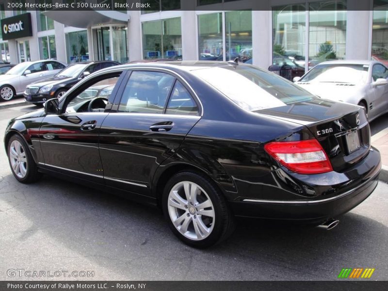 Black / Black 2009 Mercedes-Benz C 300 Luxury