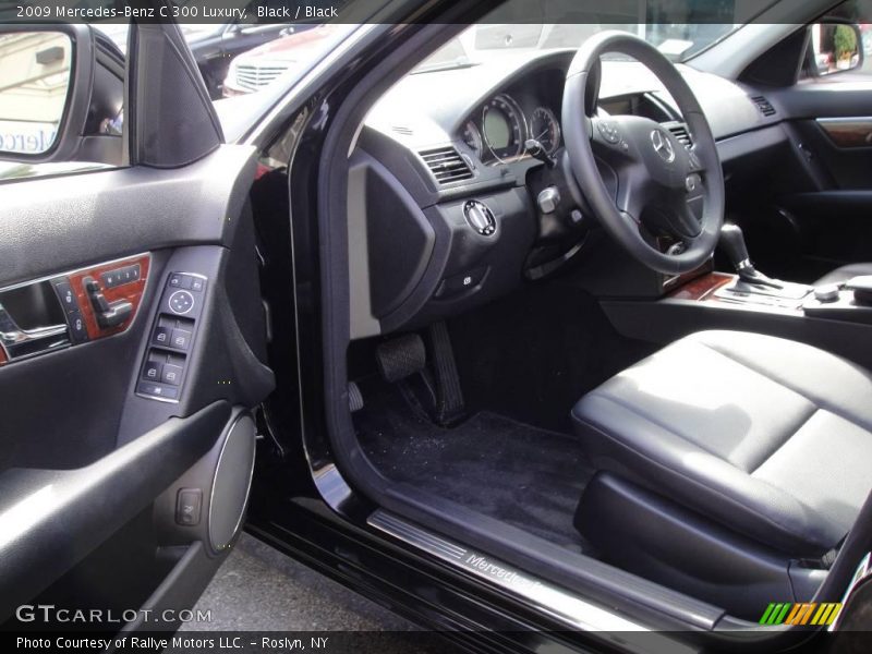 Black / Black 2009 Mercedes-Benz C 300 Luxury