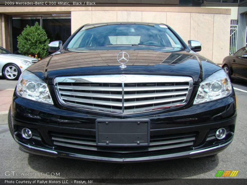 Black / Black 2009 Mercedes-Benz C 300 4Matic