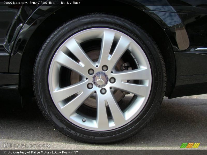 Black / Black 2009 Mercedes-Benz C 300 4Matic