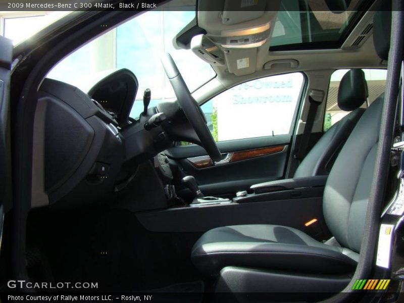 Black / Black 2009 Mercedes-Benz C 300 4Matic