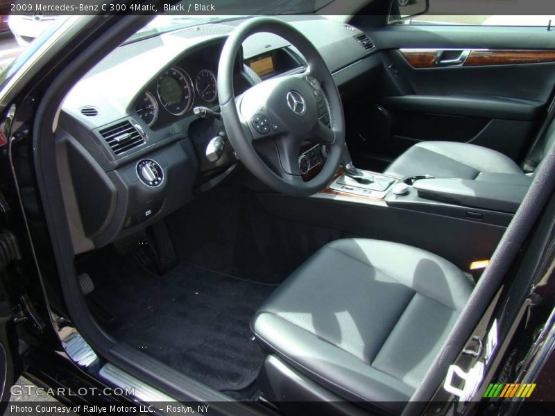Black / Black 2009 Mercedes-Benz C 300 4Matic