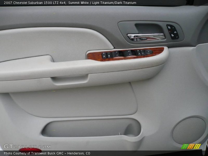 Summit White / Light Titanium/Dark Titanium 2007 Chevrolet Suburban 1500 LTZ 4x4