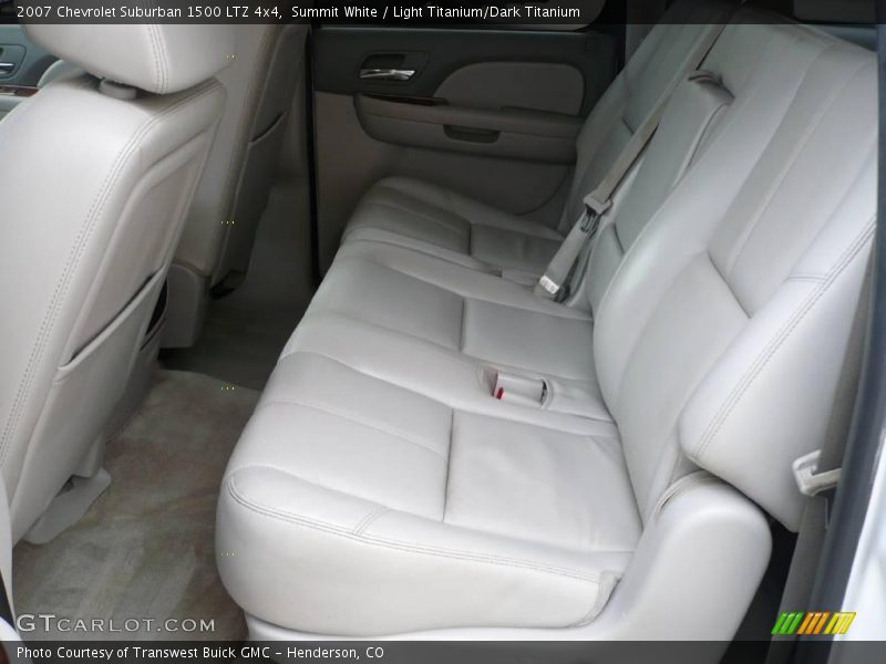 Summit White / Light Titanium/Dark Titanium 2007 Chevrolet Suburban 1500 LTZ 4x4
