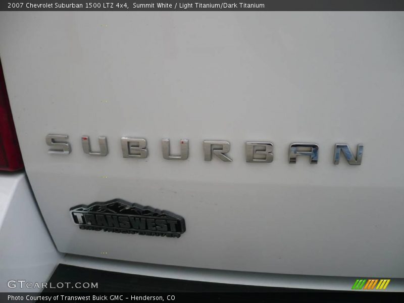 Summit White / Light Titanium/Dark Titanium 2007 Chevrolet Suburban 1500 LTZ 4x4