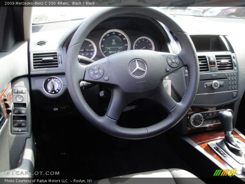 Black / Black 2009 Mercedes-Benz C 300 4Matic