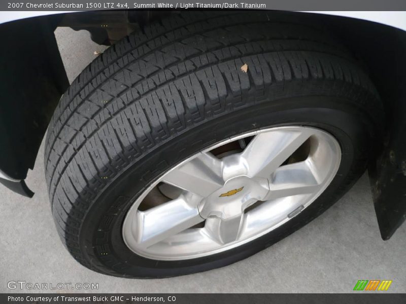 Summit White / Light Titanium/Dark Titanium 2007 Chevrolet Suburban 1500 LTZ 4x4