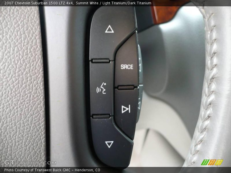 Summit White / Light Titanium/Dark Titanium 2007 Chevrolet Suburban 1500 LTZ 4x4