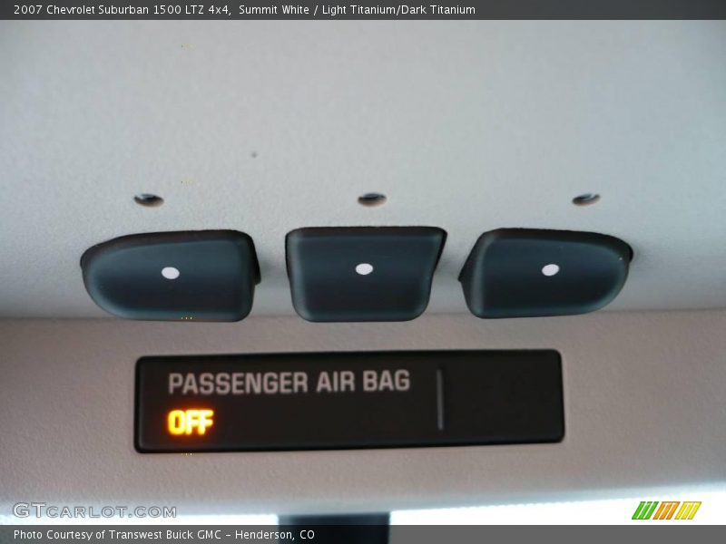 Summit White / Light Titanium/Dark Titanium 2007 Chevrolet Suburban 1500 LTZ 4x4