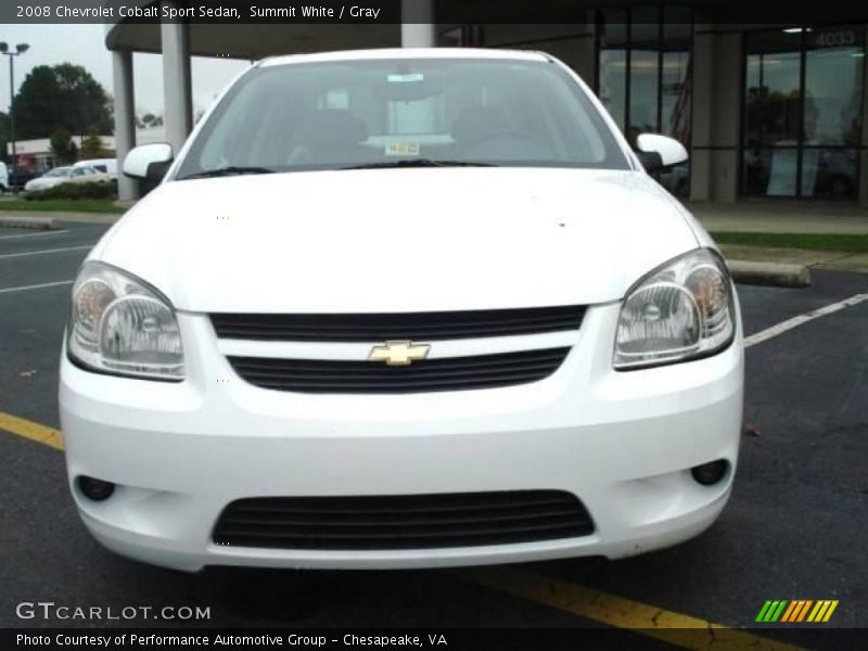 Summit White / Gray 2008 Chevrolet Cobalt Sport Sedan