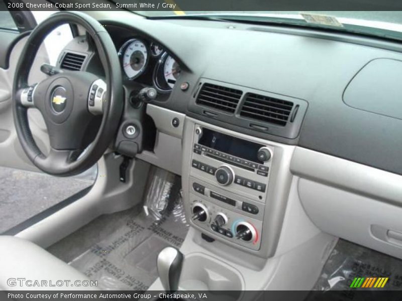 Summit White / Gray 2008 Chevrolet Cobalt Sport Sedan