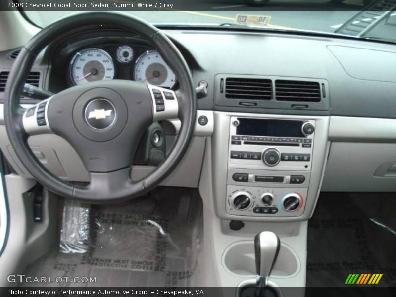 Summit White / Gray 2008 Chevrolet Cobalt Sport Sedan