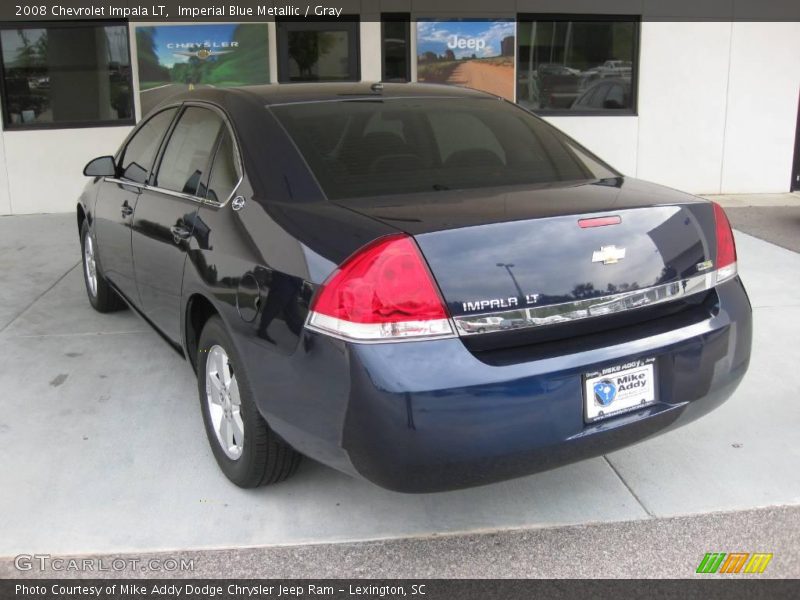 Imperial Blue Metallic / Gray 2008 Chevrolet Impala LT