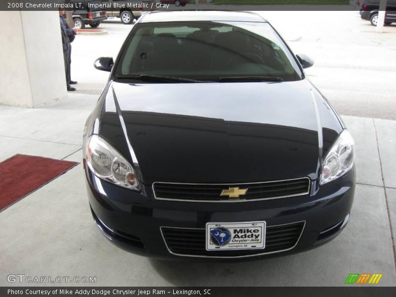 Imperial Blue Metallic / Gray 2008 Chevrolet Impala LT