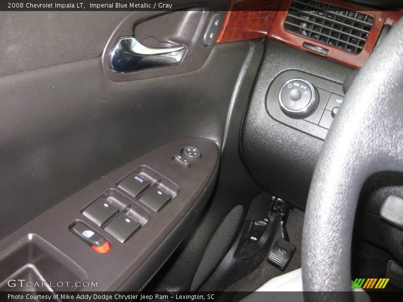 Imperial Blue Metallic / Gray 2008 Chevrolet Impala LT