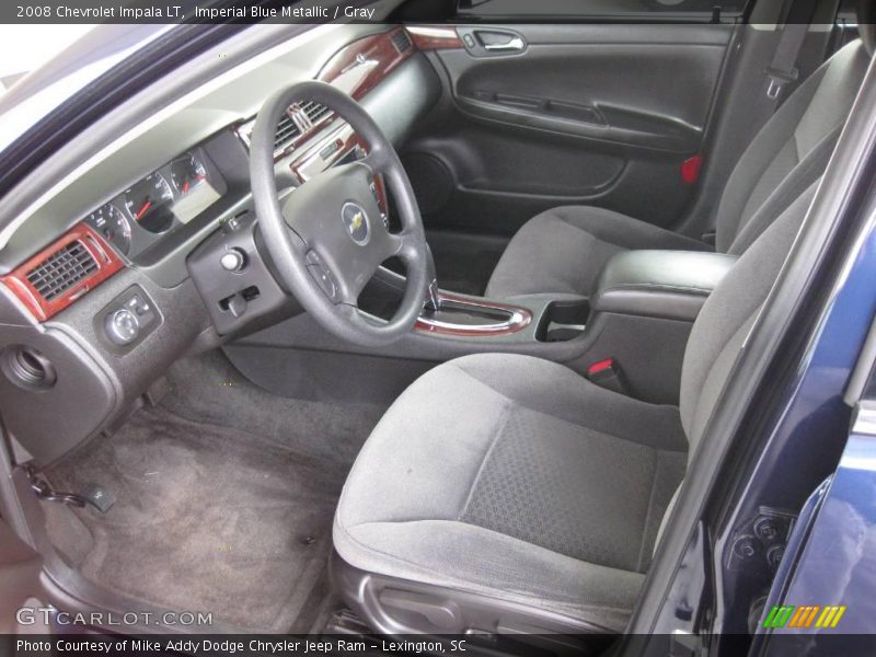 Imperial Blue Metallic / Gray 2008 Chevrolet Impala LT