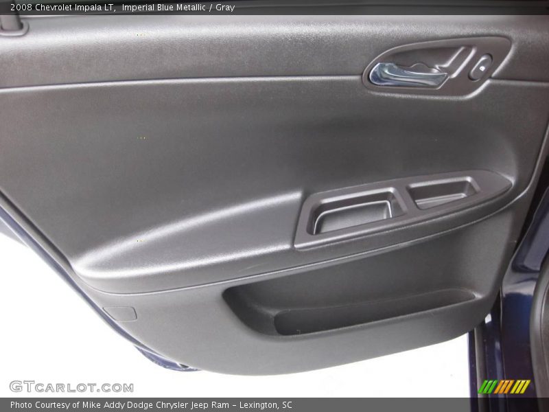 Imperial Blue Metallic / Gray 2008 Chevrolet Impala LT