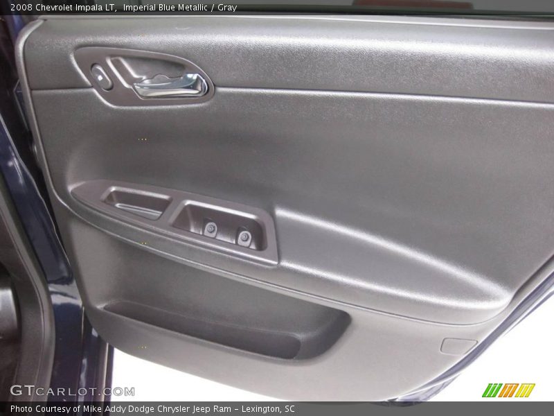 Imperial Blue Metallic / Gray 2008 Chevrolet Impala LT