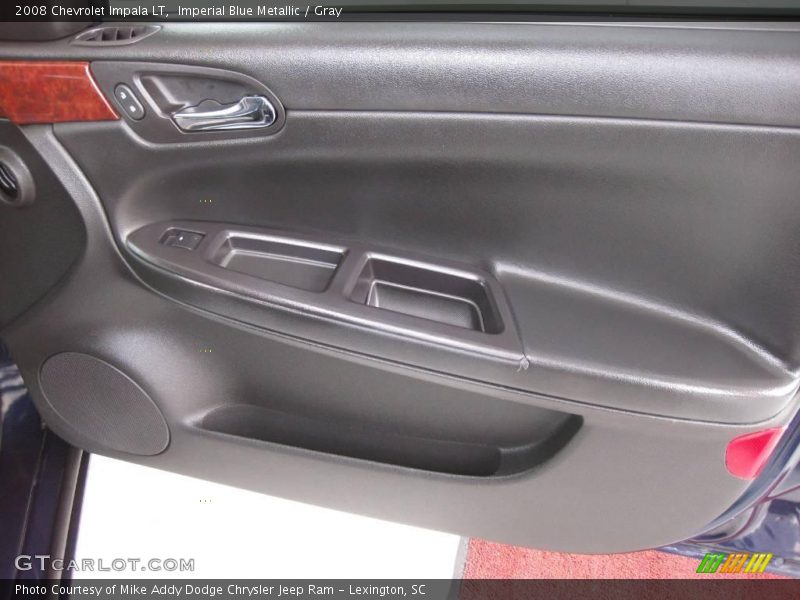 Imperial Blue Metallic / Gray 2008 Chevrolet Impala LT
