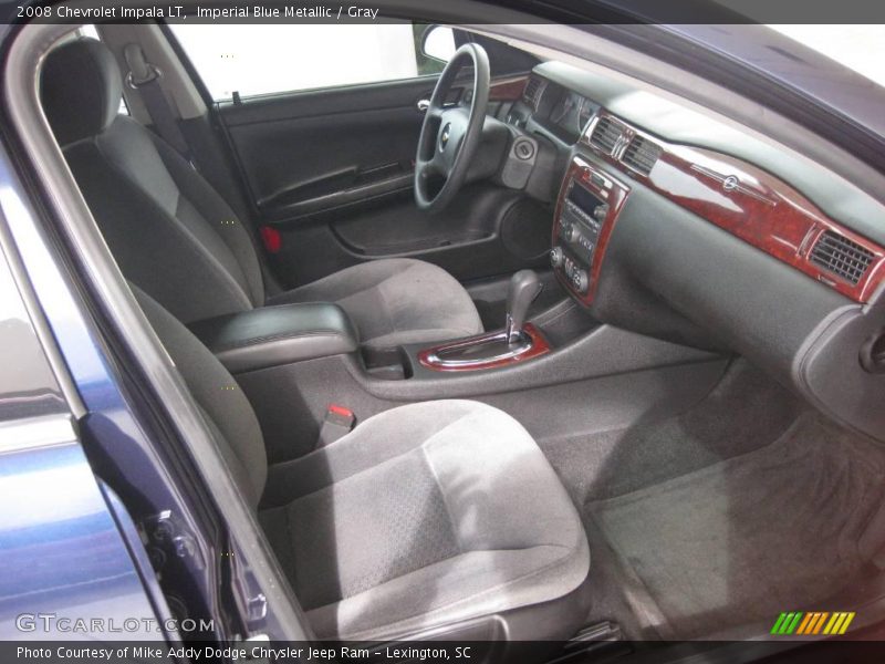 Imperial Blue Metallic / Gray 2008 Chevrolet Impala LT