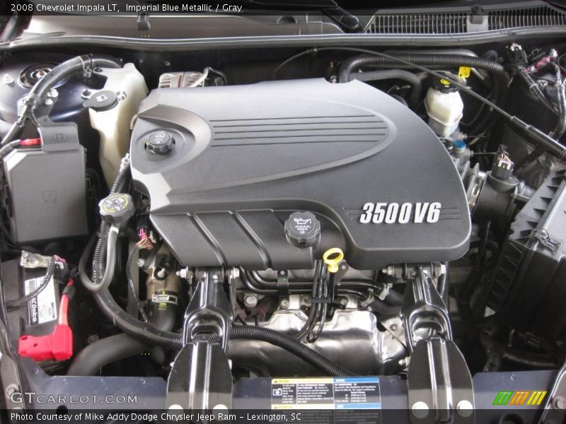 Imperial Blue Metallic / Gray 2008 Chevrolet Impala LT