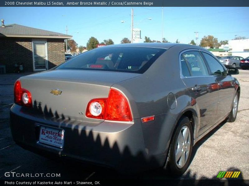 Amber Bronze Metallic / Cocoa/Cashmere Beige 2008 Chevrolet Malibu LS Sedan
