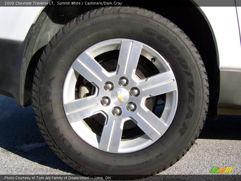 Summit White / Cashmere/Dark Gray 2009 Chevrolet Traverse LT