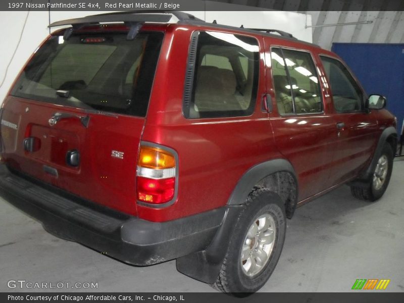 Red Pearl Metallic / Beige 1997 Nissan Pathfinder SE 4x4