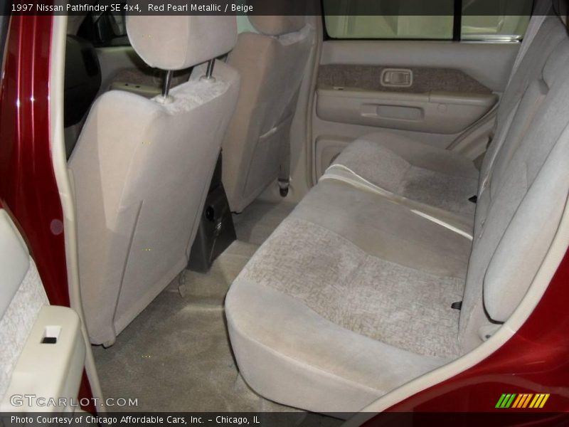 Red Pearl Metallic / Beige 1997 Nissan Pathfinder SE 4x4