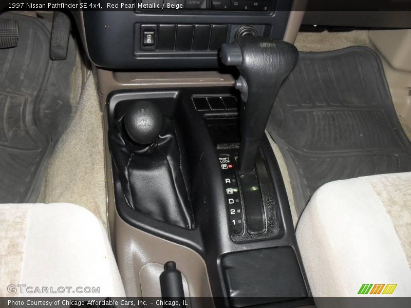Red Pearl Metallic / Beige 1997 Nissan Pathfinder SE 4x4