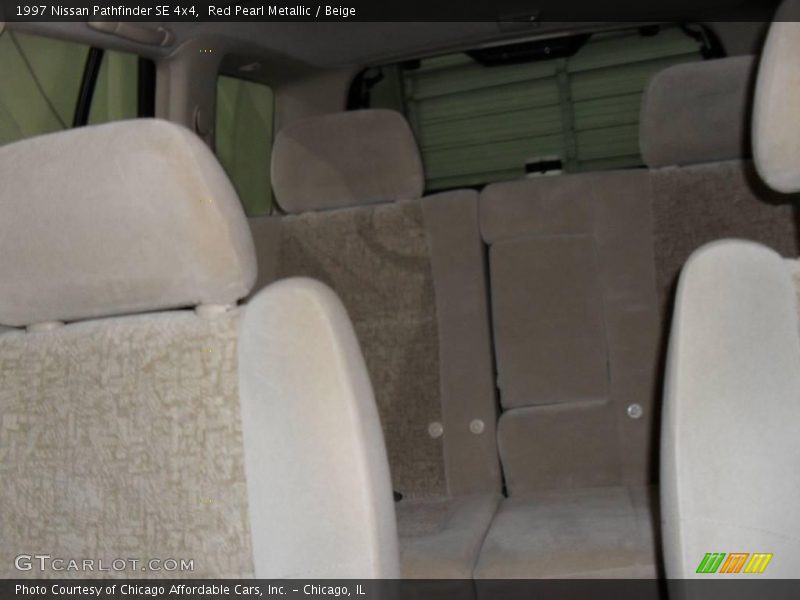 Red Pearl Metallic / Beige 1997 Nissan Pathfinder SE 4x4